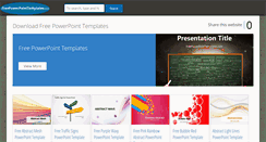 Desktop Screenshot of freepowerpointtemplates.com