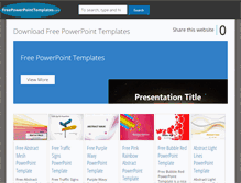 Tablet Screenshot of freepowerpointtemplates.com